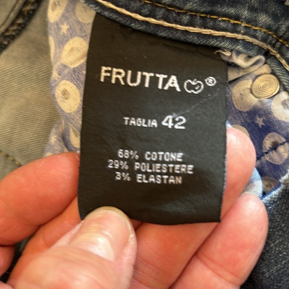 Frutta Milano 1922 women’s skinny jeans size 42 (US size 6) - Picture 3 of 5